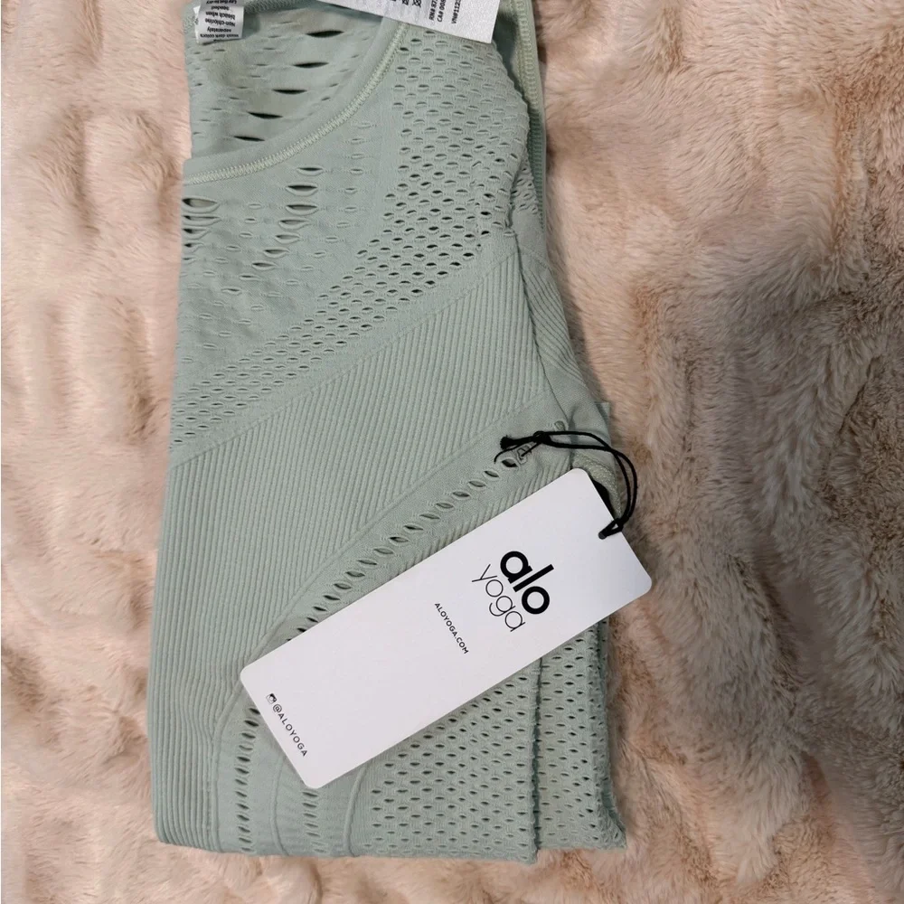 ALO Yoga Seamless Long-Sleeve Top - Mint